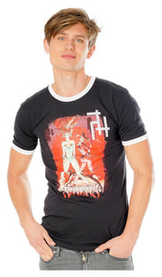 Gotham City Sirens Camiseta Crossword Black Ringer Talla XL