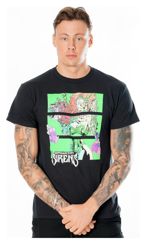 Gotham City Sirens Camiseta Poison Ivy Sirens Cash Black Talla L