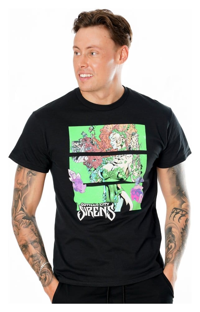 Gotham City Sirens Camiseta Poison Ivy Sirens Cash Black Talla L