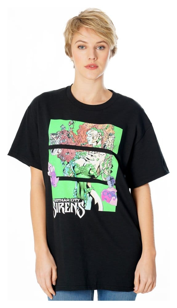 Gotham City Sirens Camiseta Poison Ivy Sirens Cash Black Talla S