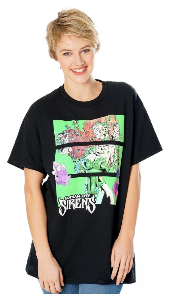 Gotham City Sirens Camiseta Poison Ivy Sirens Cash Black Talla M