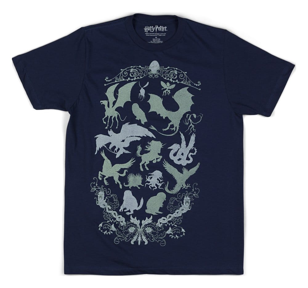 Harry Potter Camiseta Magical Creatures Field Guide Talla M
