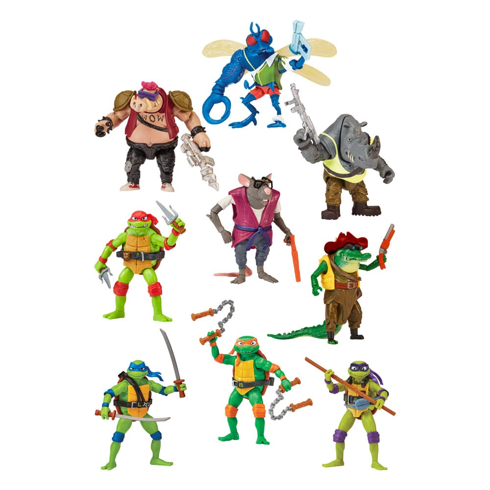 Ninja Turtles: Caos Mutante Figuras 10 cm Basic Surtido (12) Frikytopia