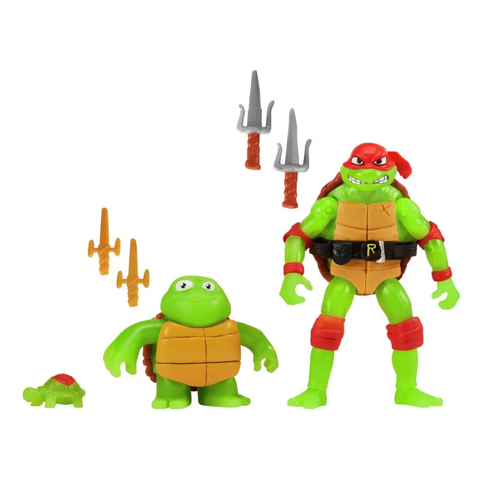 Ninja Turtles: Caos Mutante Pack de 3 Figuras Raphael Evolution 10 cm