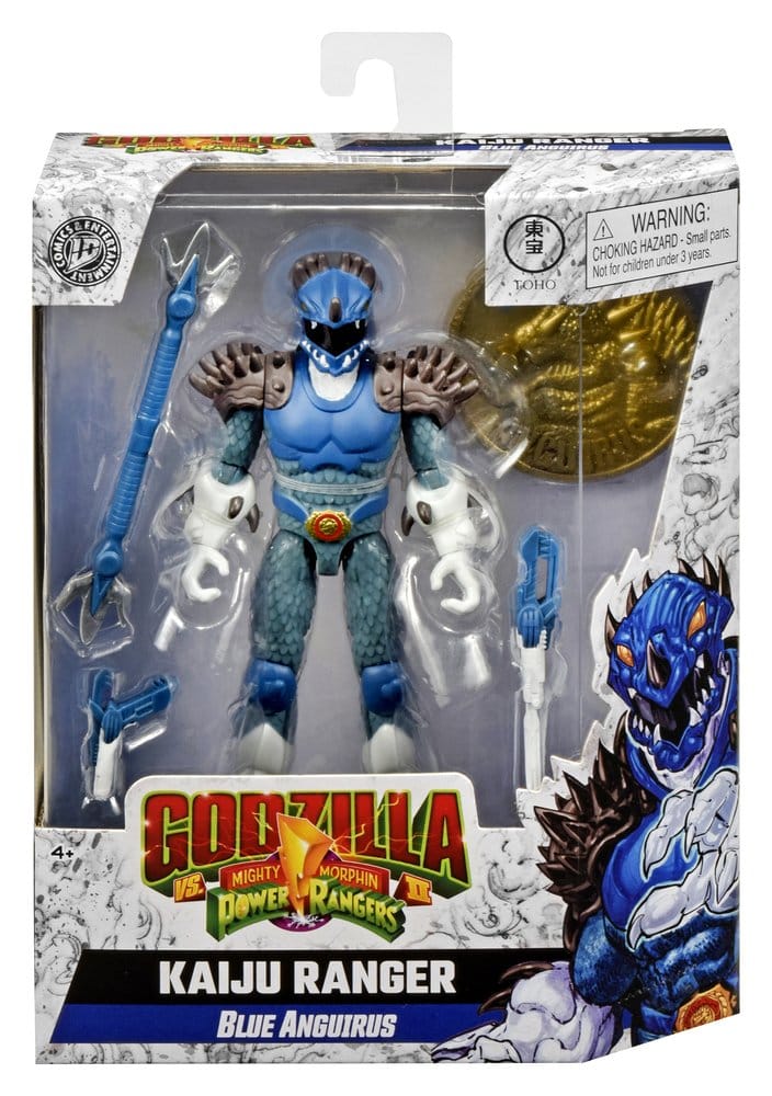 Mighty Morphin Power Rangers x Godzilla Figura Blue Anguirus