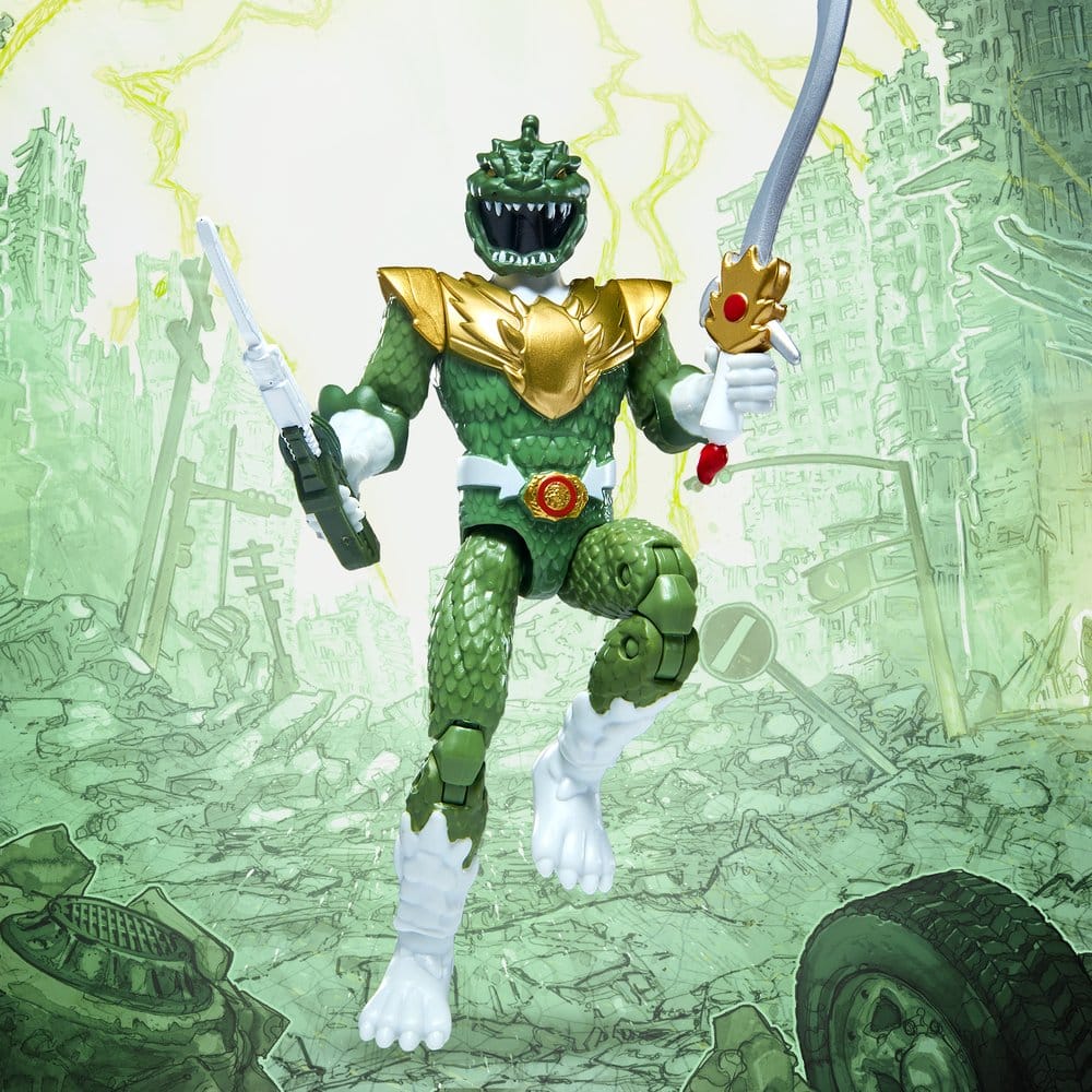 Mighty Morphin Power Rangers x Godzilla Figura Green Godzilla