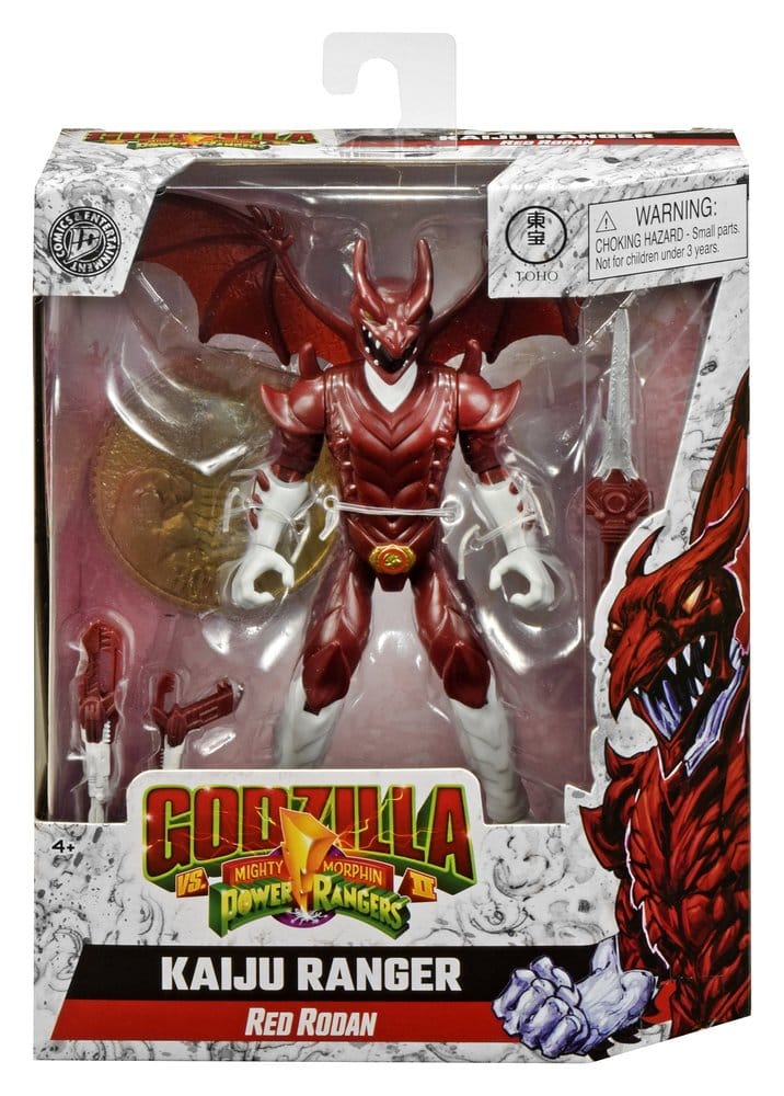 Mighty Morphin Power Rangers x Godzilla Figura Red Rodan