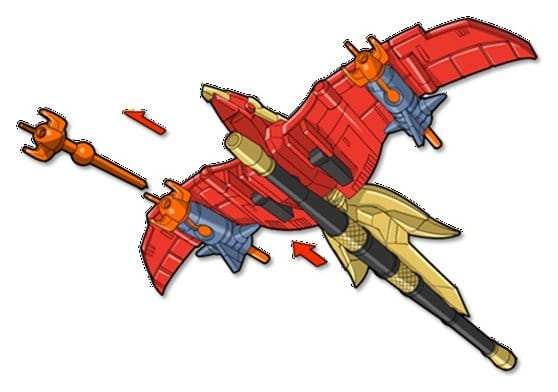Mighty Morphin Power Rangers Thunderzord Figura Firebird