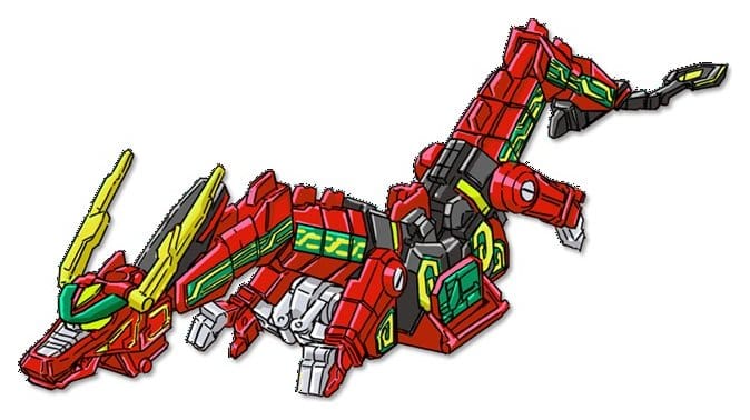 Mighty Morphin Power Rangers Thunderzord Figura Red Dragon