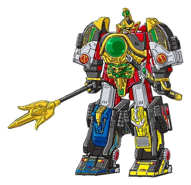Mighty Morphin Power Rangers Thunder Megazord with Mega Power Sword Figura 28 cm