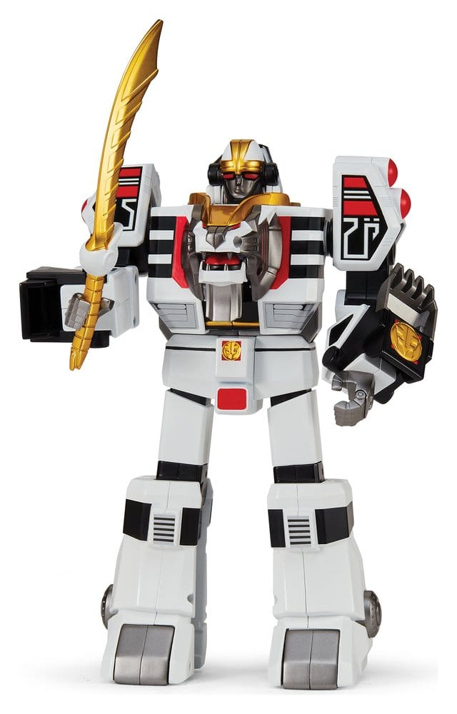Mighty Morphin Power Rangers White Tigerzord Figura 25 cm Frikytopia