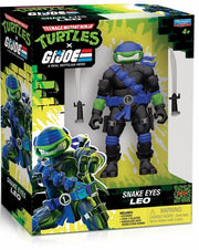 Tortugas Ninja x G.I. Joe Crossover Classics Figura Leonardo x Snake Eyes 12 cm