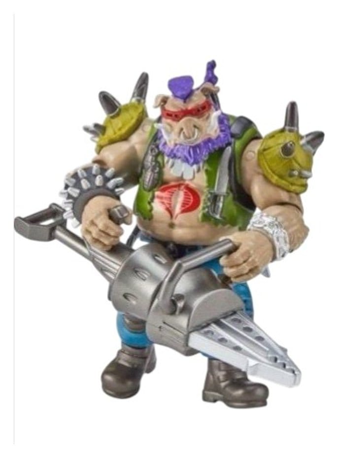 Tortugas Ninja x G.I. Joe Crossover Classics Figura Bebop x Dreadnok Ripper 12 cm