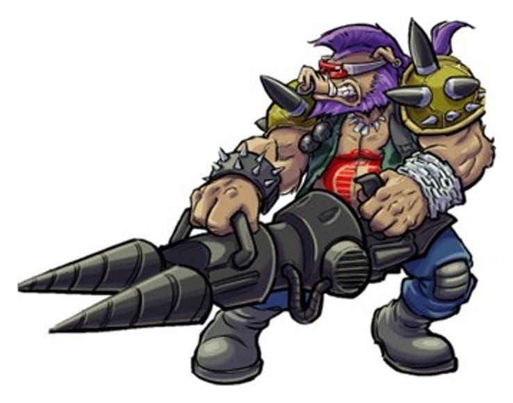Tortugas Ninja x G.I. Joe Crossover Classics Figura Rocksteady x Dreadnok Buzzer 12 cm Frikytopia