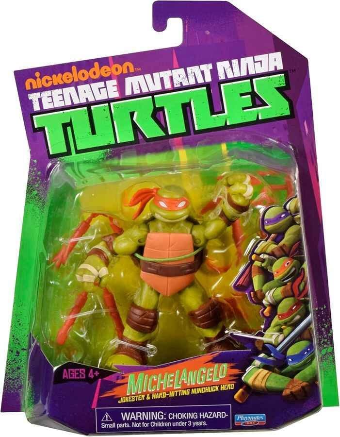 Teenage Mutant Ninja Turtles World of TMNT Figura Michelangelo 11 cm