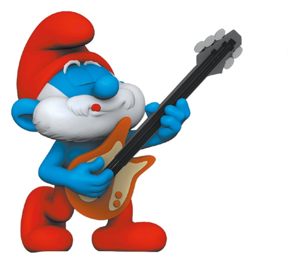 Los Pitufos Figura PVC Papá Pitufo con Guitarra 5,5 cm Frikytopia