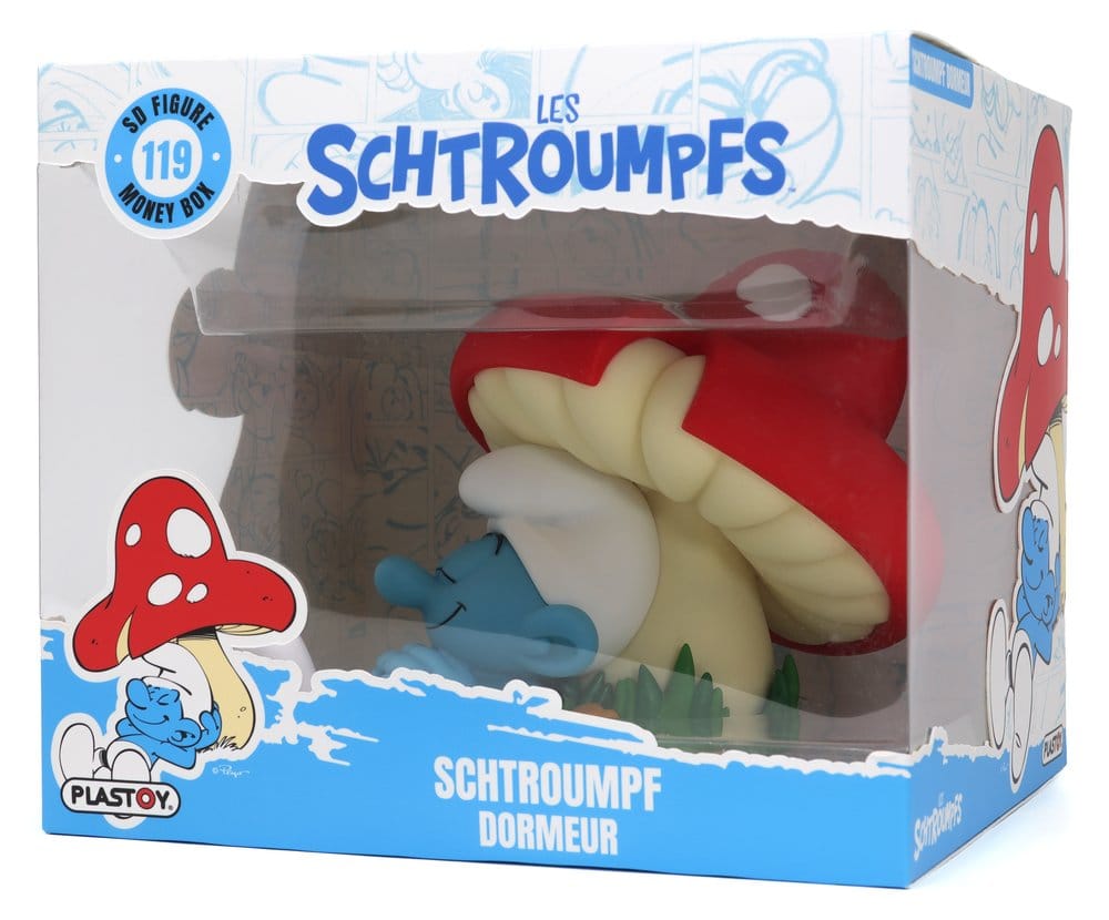 Los Pitufos: Hucha Schtroumpf Dormeur 16 cm Frikytopia