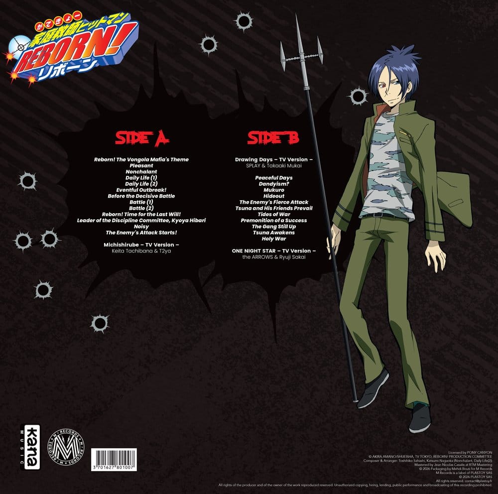 Hitman Reborn Original Soundtrack Vinilo