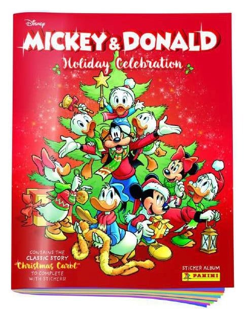Mickey & Donald Holiday Celebration Sticker & Trading Card Collection Álbum *Edición Alemana* Frikytopia