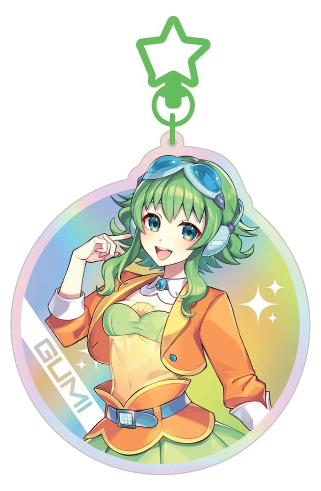Vocaloid Megpoid Llavero Gumi SV1 Holographic Frikytopia