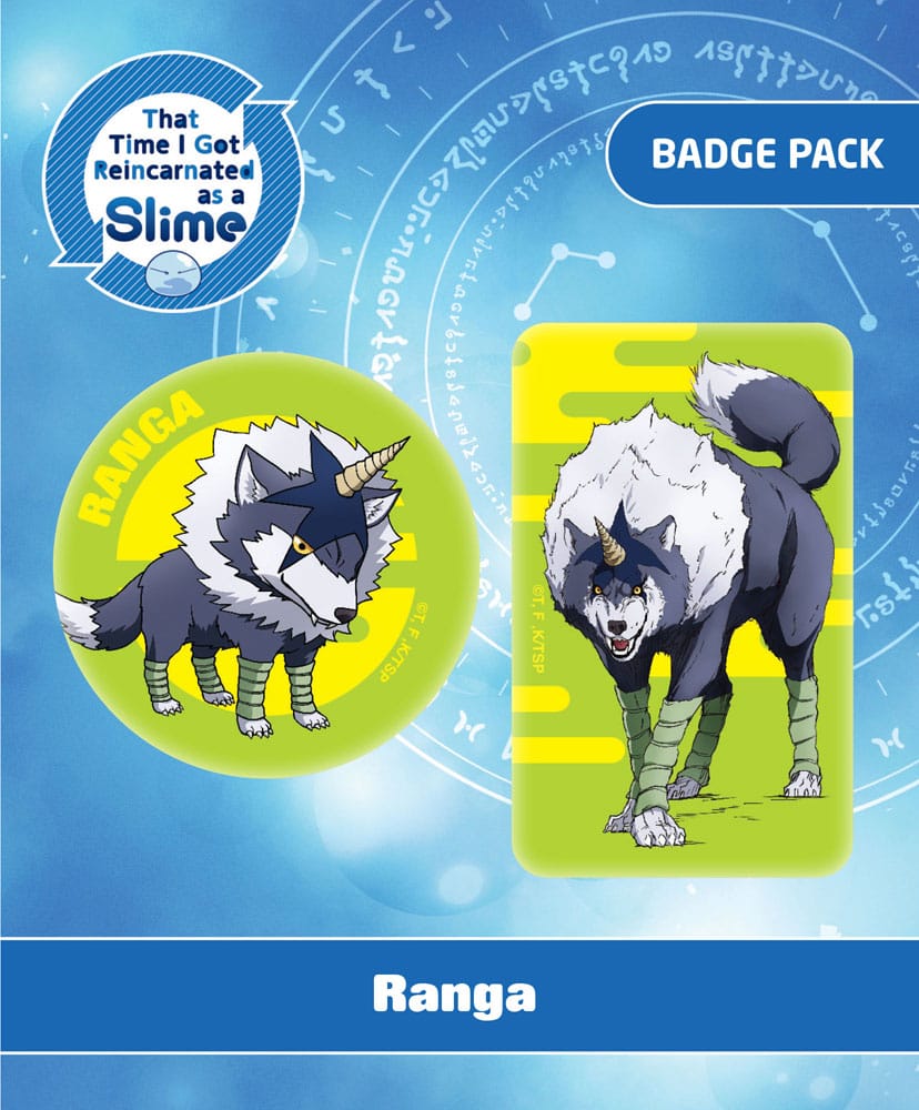 That Time I Got Reincarnated as a Slime Pack de Crachás Ranga