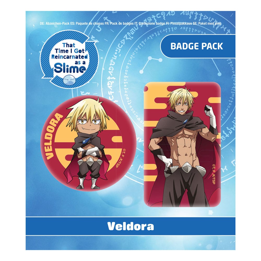 That Time I Got Reincarnated as a Slime Pack de Crachás Veldora Human Form