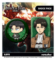 Attack on Titan pack de 2 Insignias Levi