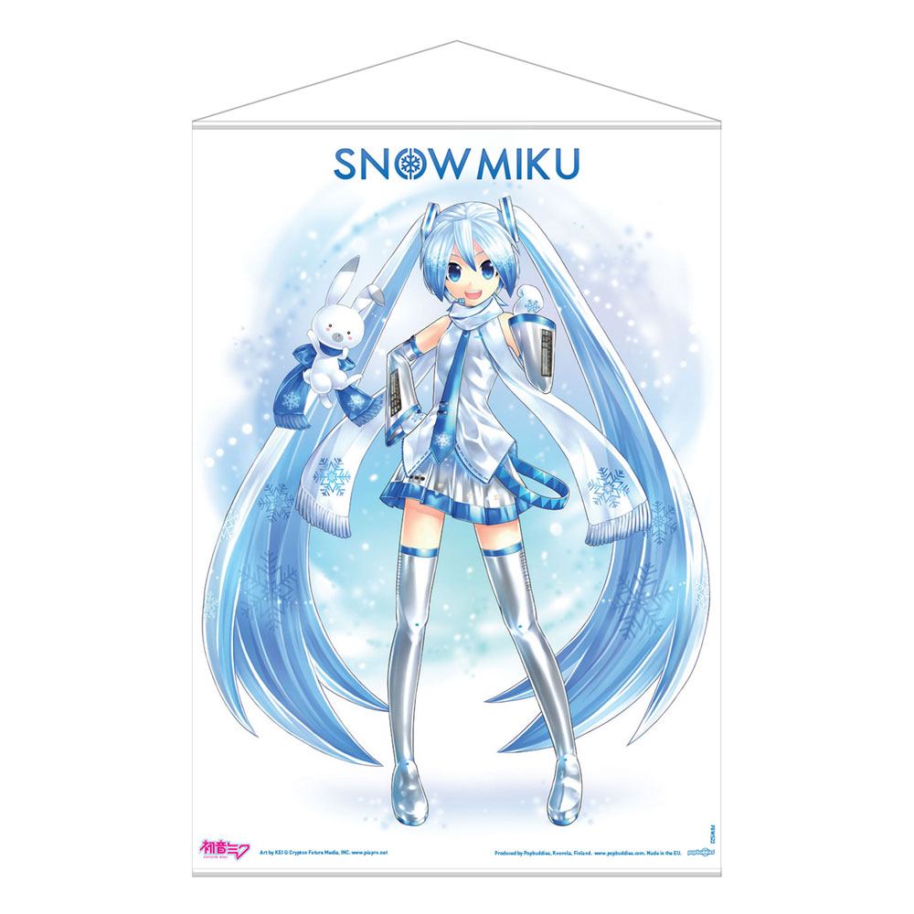 Hatsune Miku Póster Tela Snow Miku 50 x 70 cm
