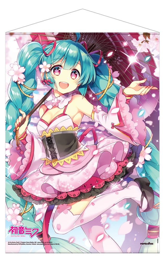 Hatsune Miku Póster Tela Hanami 50 x 70 cm Frikytopia