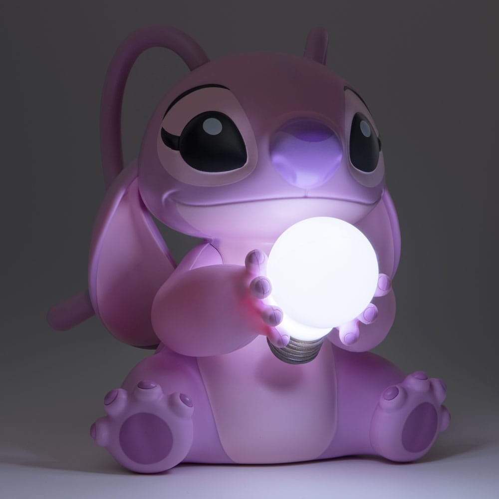 Lilo Stitch Lampara Angel 16 cm