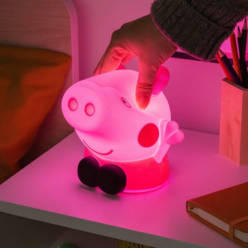 Lampara de silicona 3d paladone peppa pig