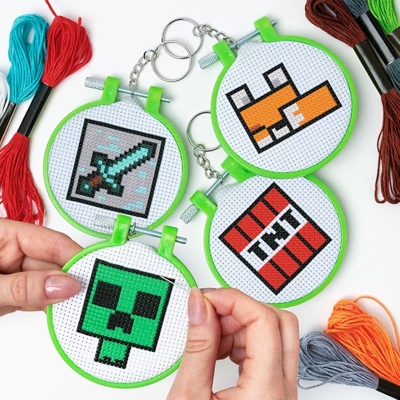 Minecraft Llaveros DIY