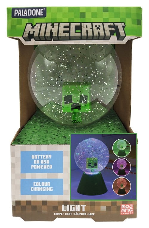 Minecraft Lámpara LED Glitter Ball Frikytopia