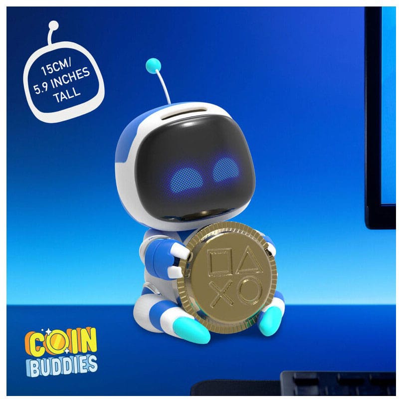 Astro Bot Hucha con sonido  Astro Bot 15 cm Frikytopia