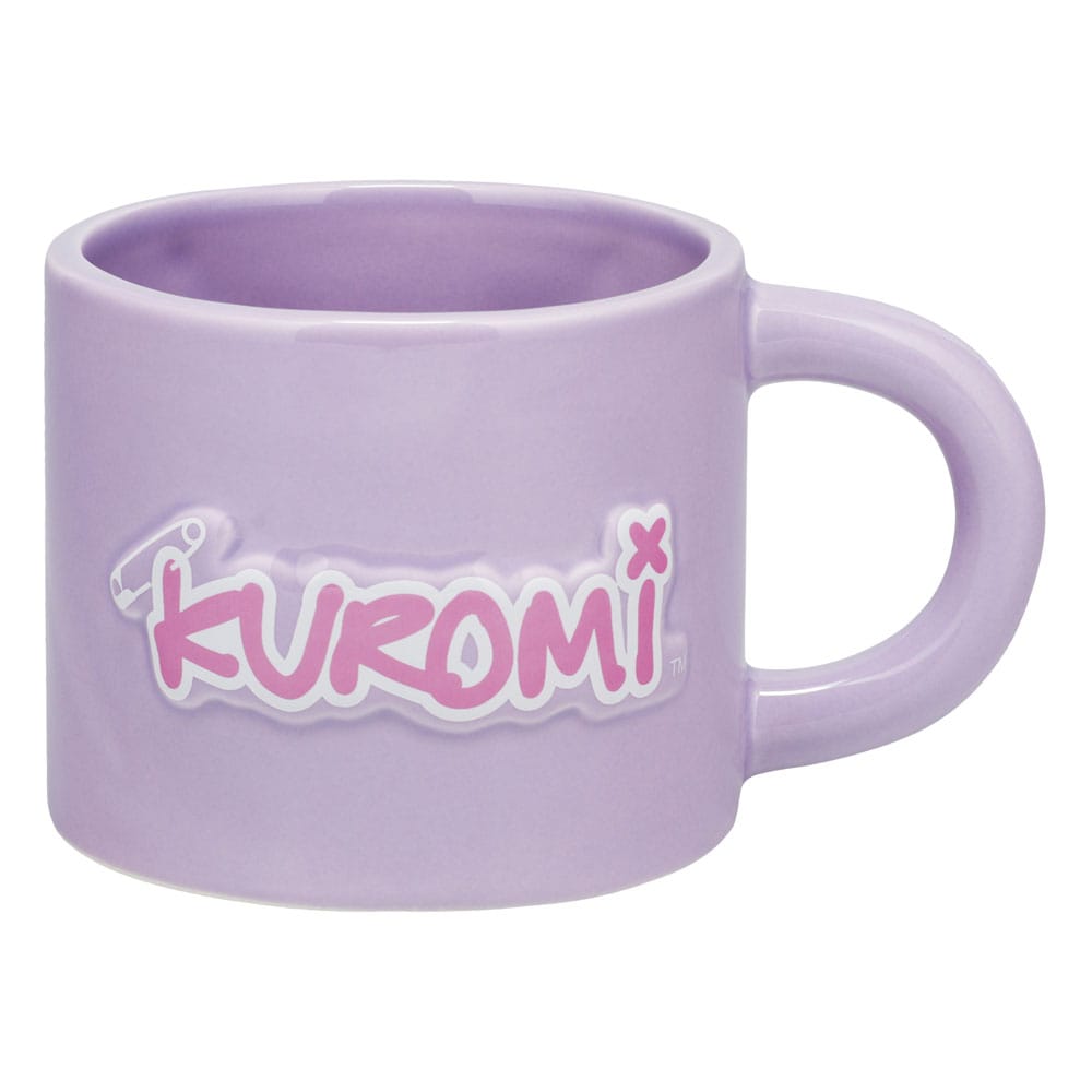 Taza con relieve paladone hello kitty kuromi