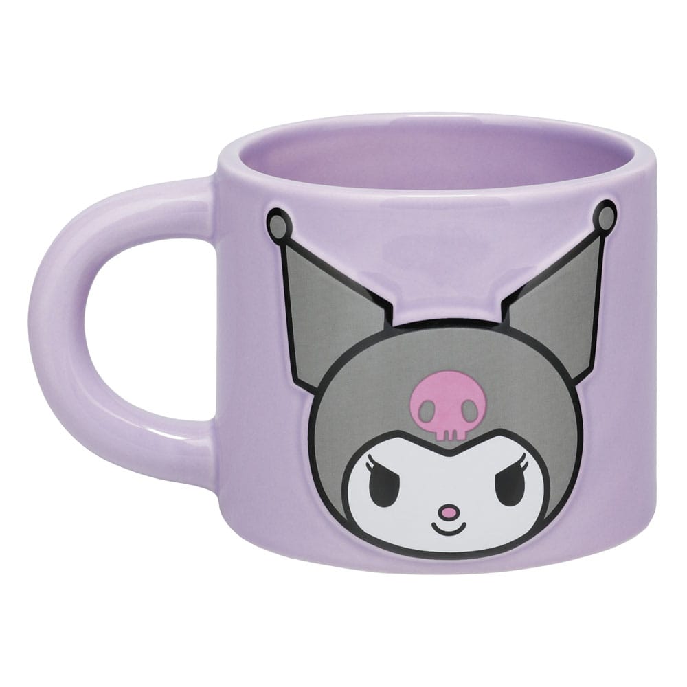 Taza con relieve paladone hello kitty kuromi