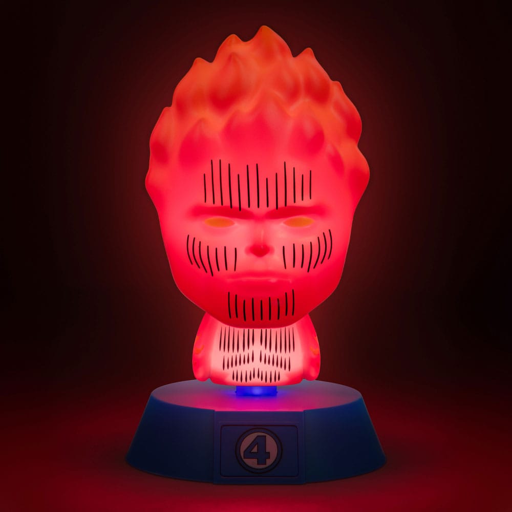 Fantastic Four Lámpara Icons Human Torch 11 cm