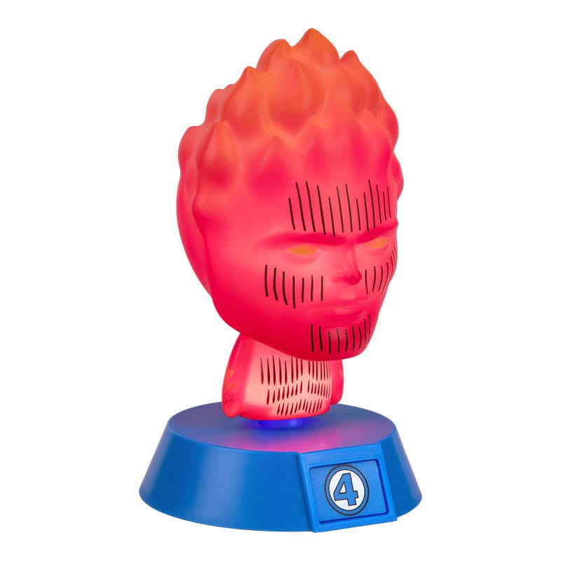 Fantastic Four Lámpara Icons Human Torch 11 cm