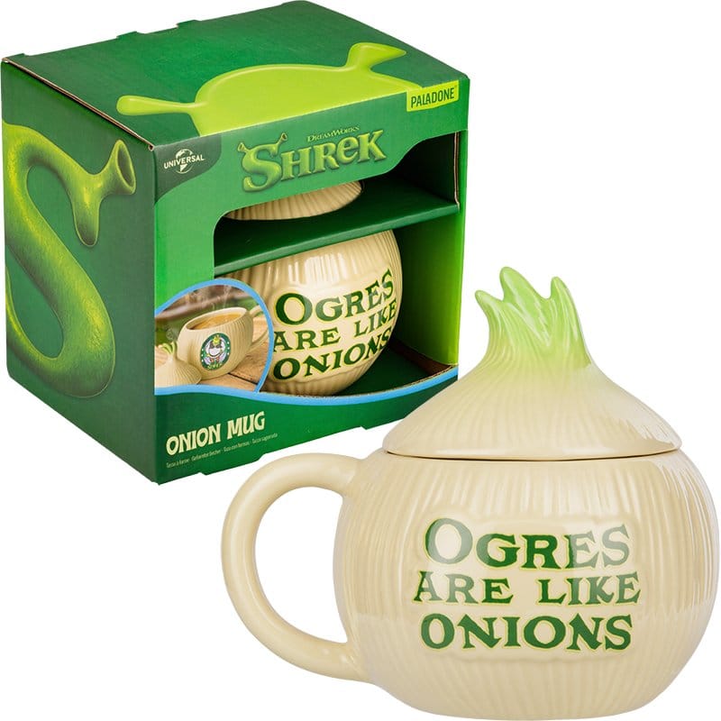 Shrek Caneca Onion with Lid