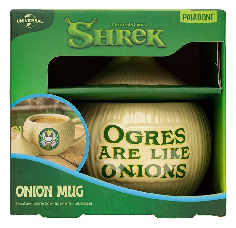 Shrek Caneca Onion with Lid