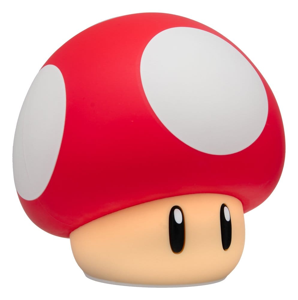 Super Mario SquishyGlo Lámpara Super Mushroom Rechargeable 15 cm Frikytopia