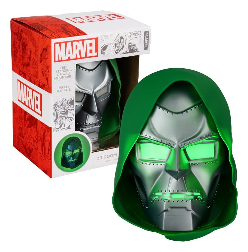 Marvel Universe Lámpara Dr Doom Mask 22 cm Frikytopia