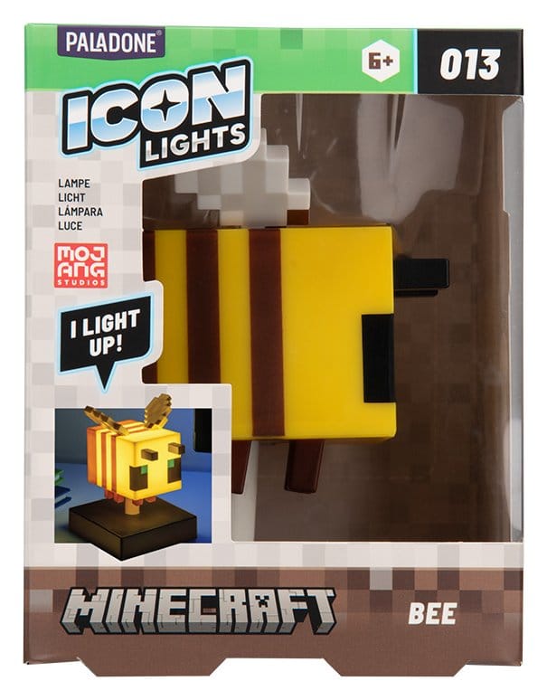 Minecraft Icon Candeeiro Bee 11 cm