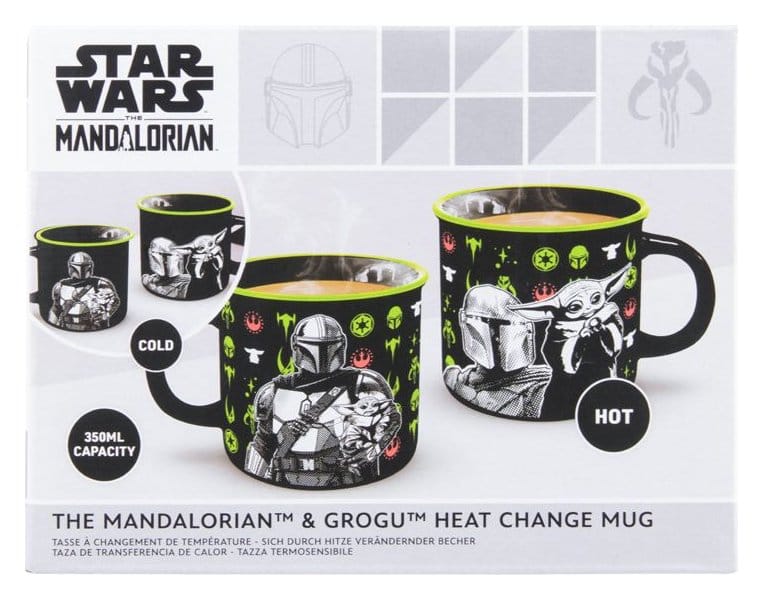 Star Wars: The Mandalorian Taza sensitiva al calor Mandalorian and Grogu