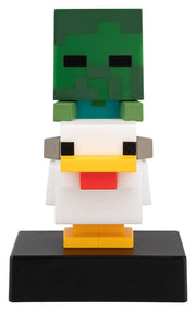 Minecraft Candeeiro Icon Chicken Jockey 13 cm