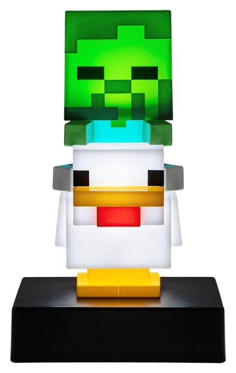Minecraft Candeeiro Icon Chicken Jockey 13 cm