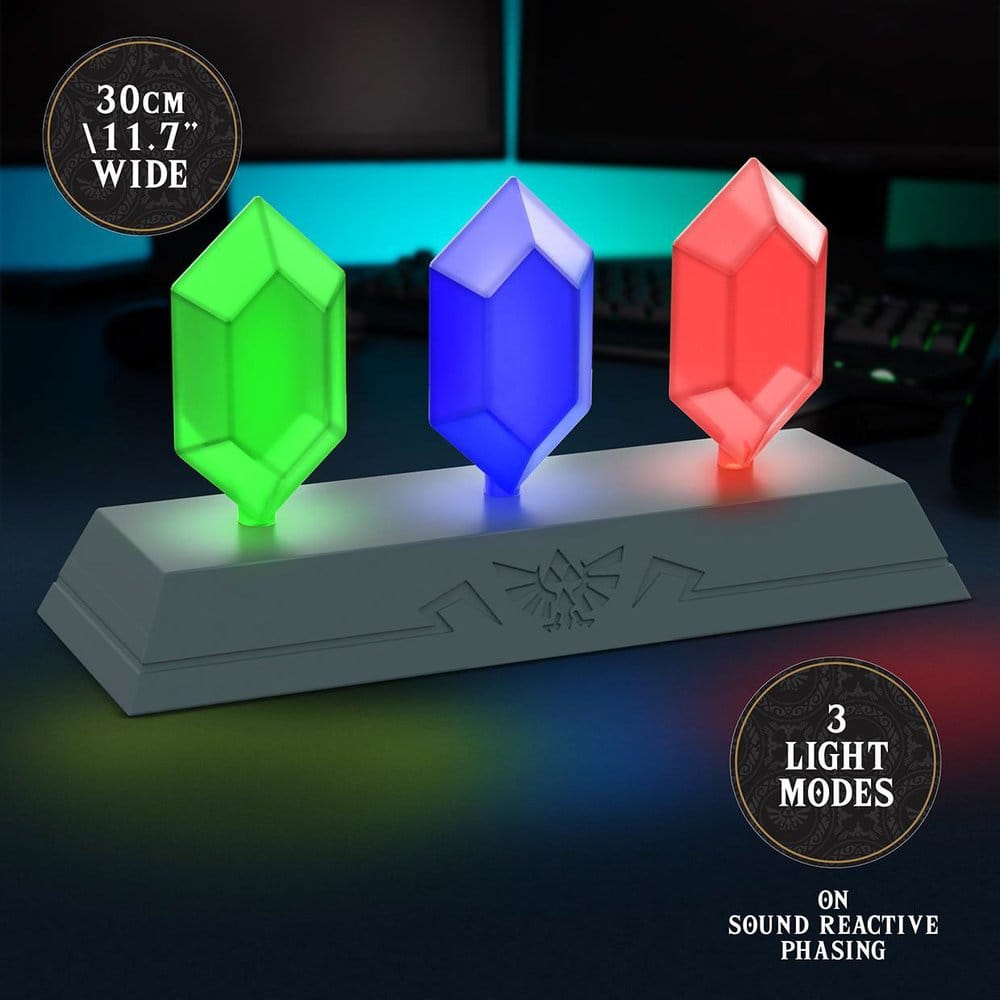 The Legend of Zelda Candeeiro Icon Light Plus Rupee 30 cm