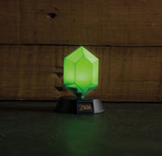 Legend of Zelda candeeiro 3D Green Rupee 10 cm
