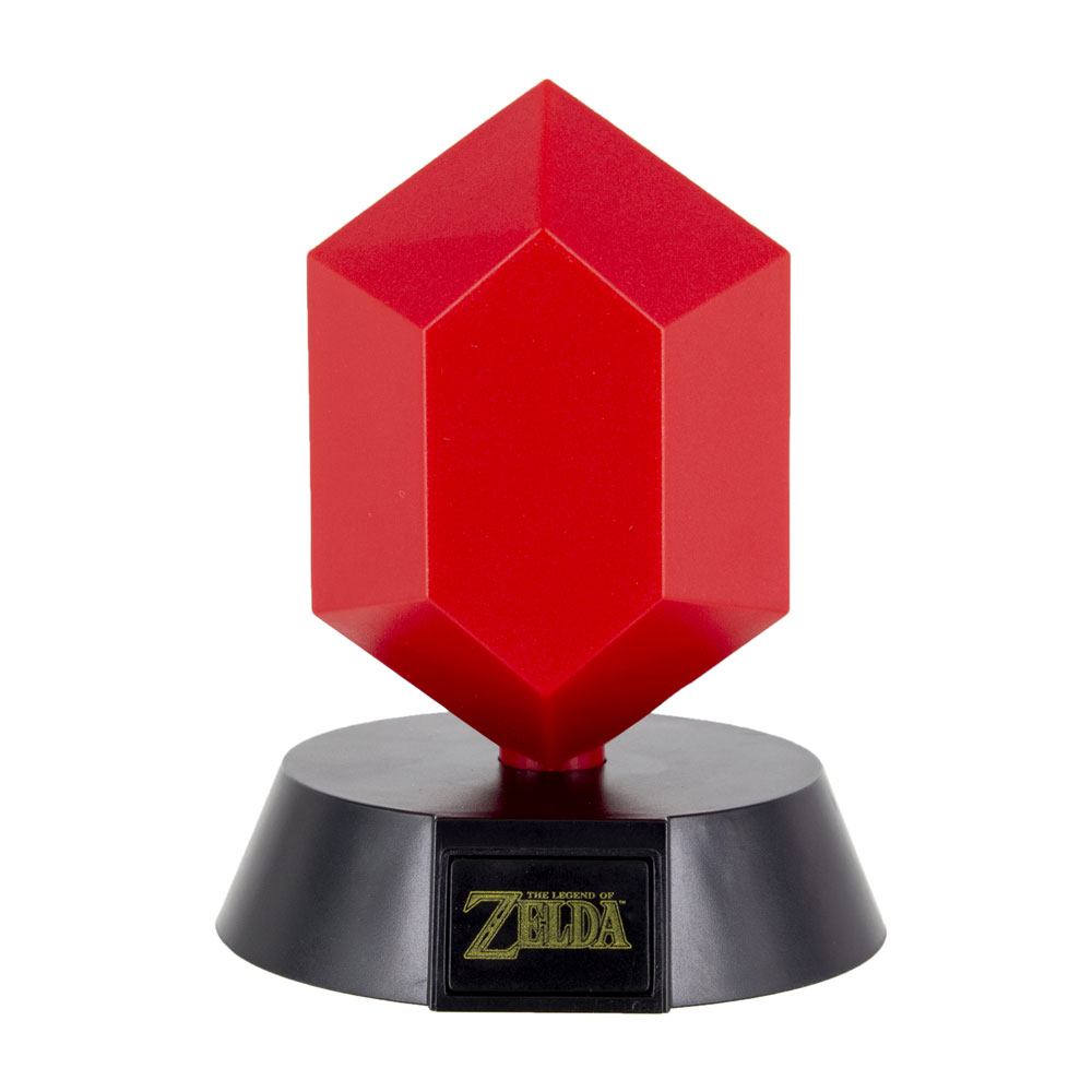 The Legend of Zelda Bros candeeiro 3D Icon Red Rupee 10 cm Frikytopia