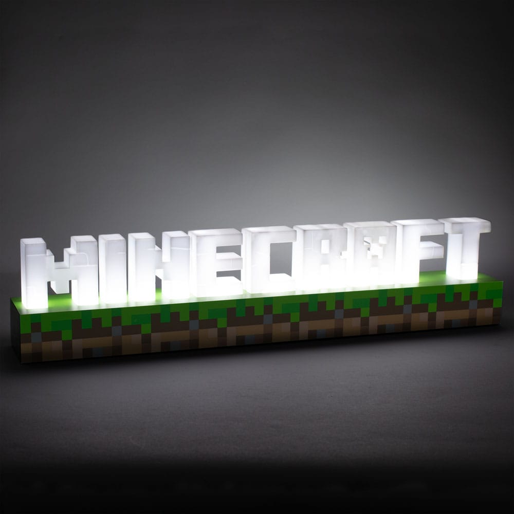 Minecraft Lampara Logo 41 cm